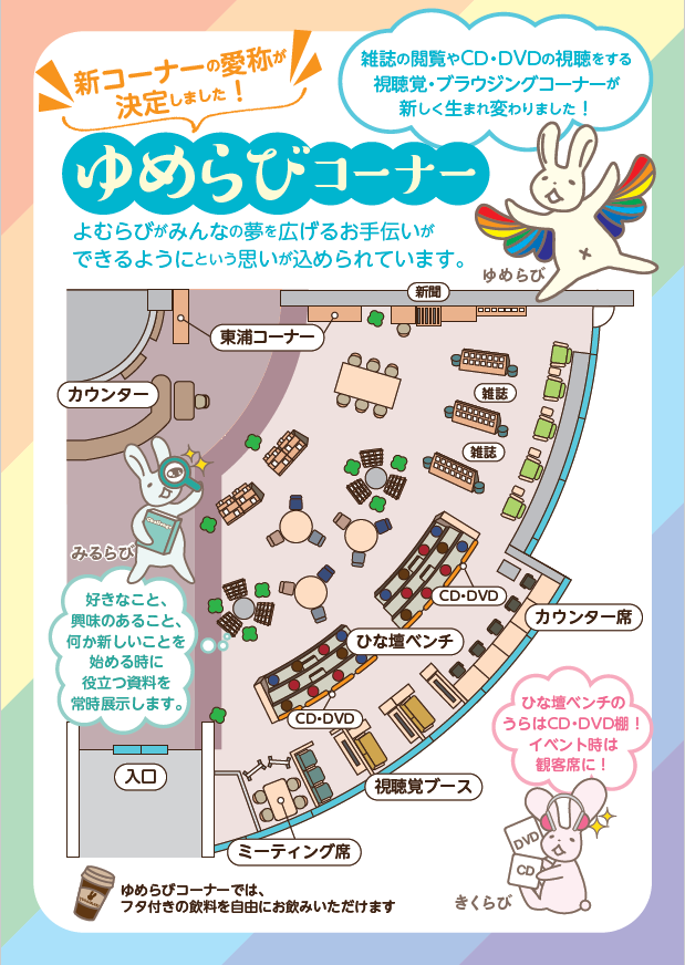 ゆめらびコーナーの画像
